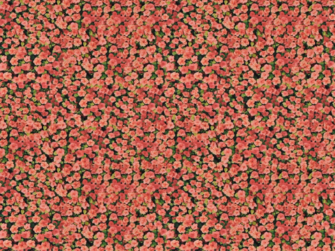 Seamless pink flower wall vegetation