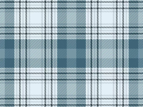 Seamless blue check fabric