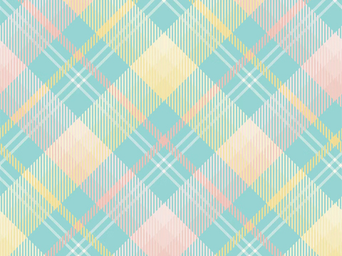 Seamless blue and pink plaid