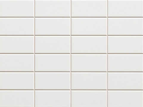 Strip tiles commonly used kitchen and bathroom wall white brick 1