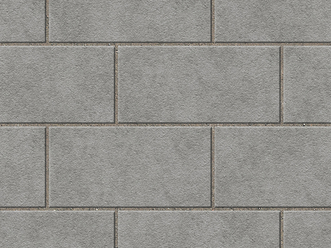 Square masonry cement floor