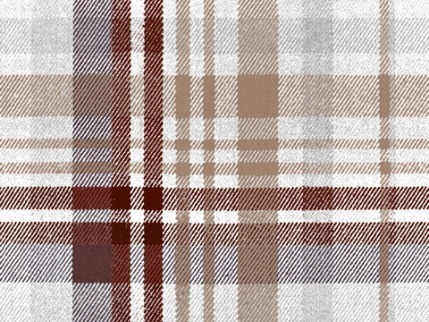 Plaid Striped Fabric