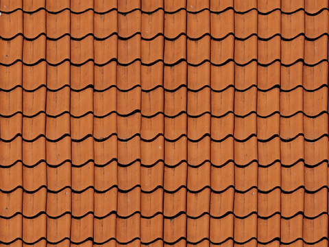 Brown red terracotta tile