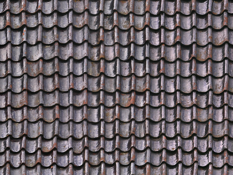 Grey Cement Tile Wood Tile Roof Tile