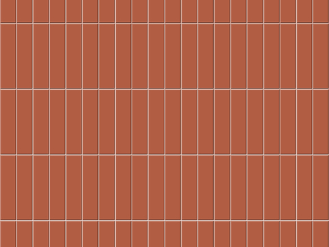 Tea Red Vintage Strip Tile 279