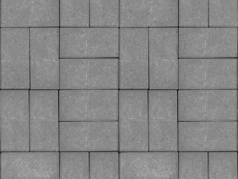 Grey Tian Zi Brick Outdoor Square Brick Water Permeable Brick