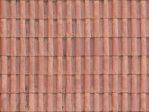 brick red tile