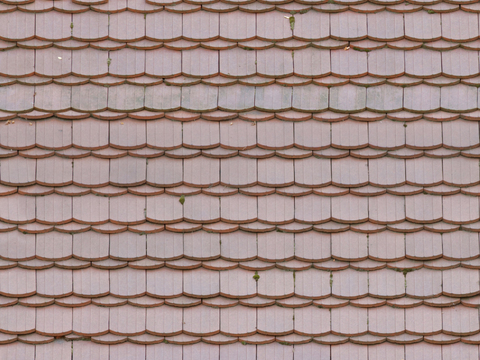 red terracotta tile