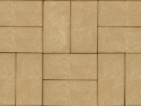 Yellow permeable brick Tian Zi brick