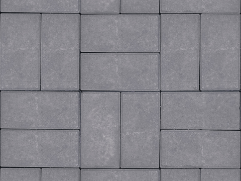 Grey permeable brick field brick outdoor square brick