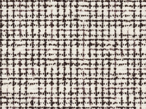 Seamless Houndstooth Plaid Fabric