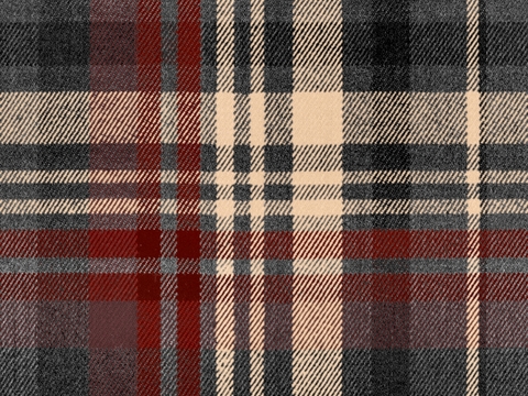 Plaid Striped Fabric