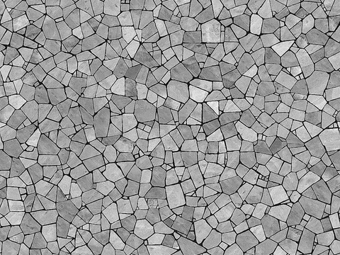 Seamless gray gravel wall