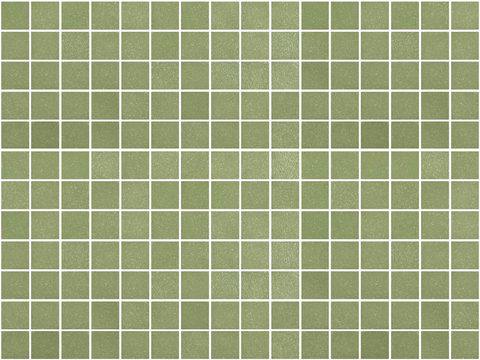 Seamless Vintage Green Square Mosaic