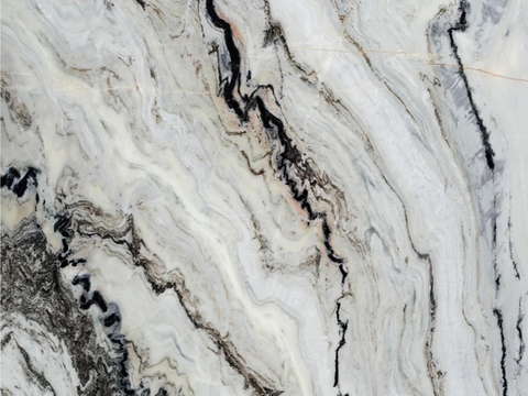 black and white landscape marble