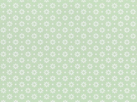 Green floral wallpaper