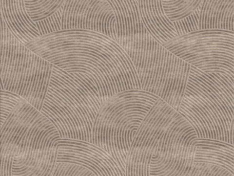 Modern Grey Brown Art Textured Carpet