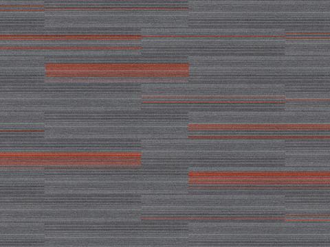 Red gray office carpet