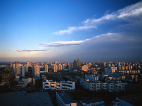 Modern Outdoor Daytime Sky Day View City Exterior