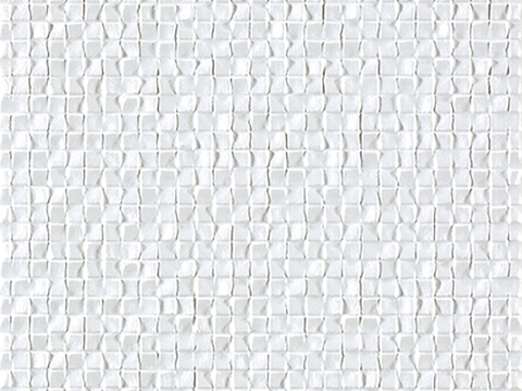 White Bump Art Mosaic