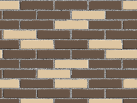 Seamless Brown Brick Wall Outdoor Wall Floor