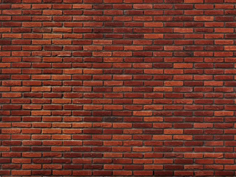 Wall tile-red brick 7444