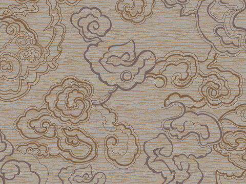 Chinese Moire Carpet