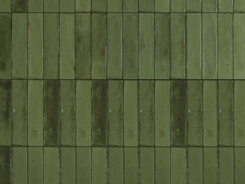 Dark green antique brick