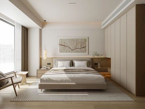 Modern bedroom_interior stickers