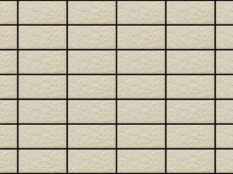 Beige Plaid Brick_Exterior Wall Brick_Seamless