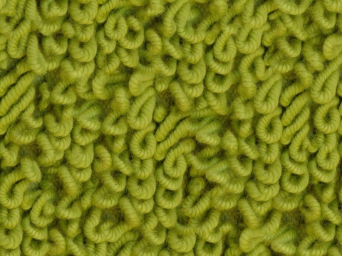 seamless emerald knitted fabric