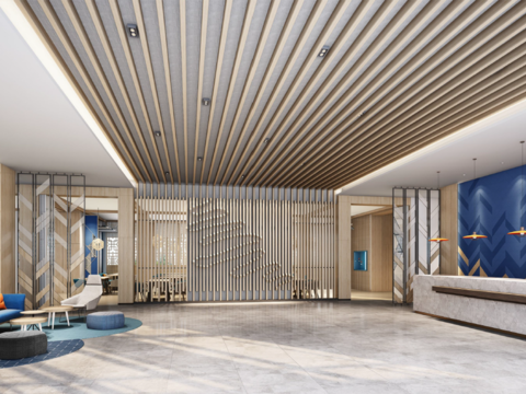 Modern Minimalist Hotel_Hotel Lobby 4