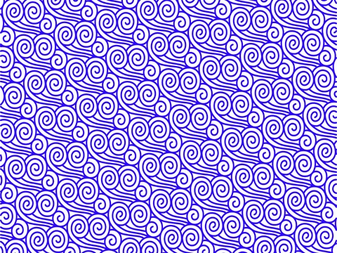 Purple Chinese Style Moire Wallpaper