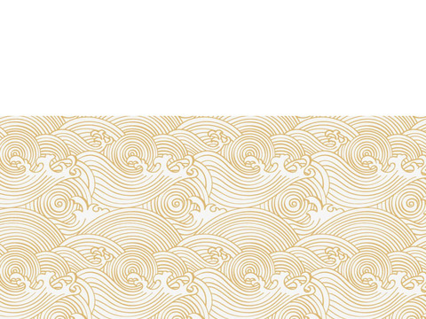 Modern New Chinese Wave Water Ripple Pattern Fabric Fabric Wallpaper Texture HD