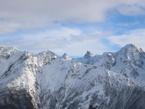 glacier snow mountain