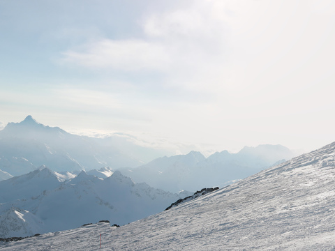 glacier snow mountain