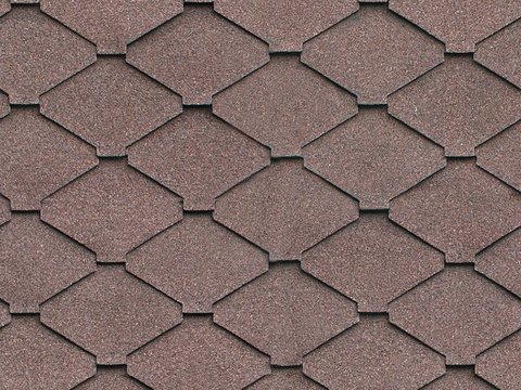 Seamless villa building roof asphalt tiles