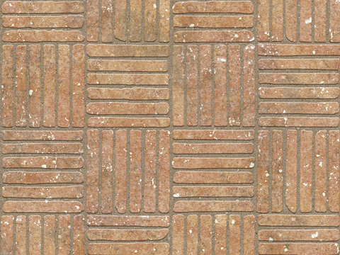 Seamless pottery tile parquet floor tile sidewalk road ground square paving