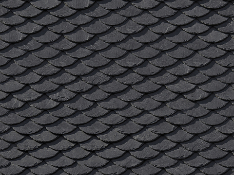 Seamless villa building roof Chinese antique slate tiles