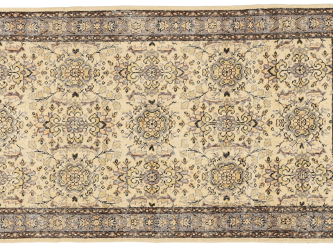 Buckle-free European classical retro distressed medieval carpet