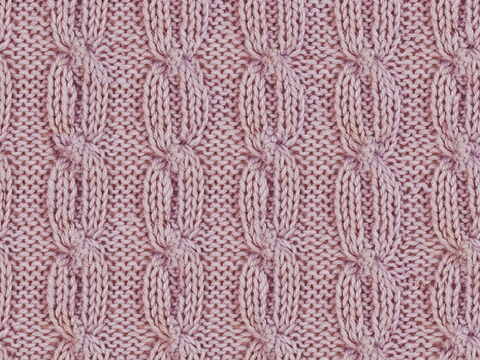 Seamless pink wool sweater jacquard knitted fabric fabric