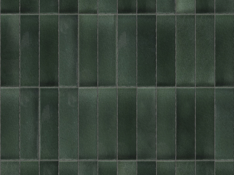 Seamless Vintage Green Tile Strip Brick