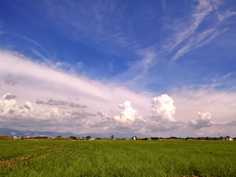 Cloudy sky landscape landscape