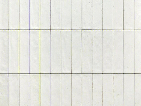 White Strip Tile Mat