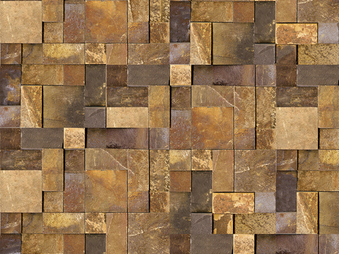 Seamless outdoor building culture stone parquet rock tile wall tile wall ground