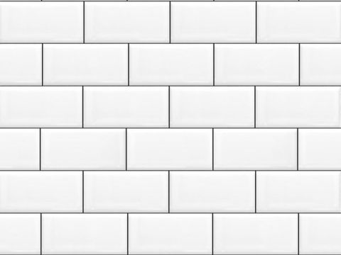 Classic kitchen small white brick HD