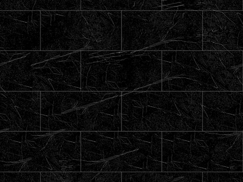 Seamless Modern Black Marble Stone Geometric Splicing Parquet Pattern Tile Floor Tile Wall Tile