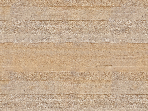 Rammed earth wall_delicate texture