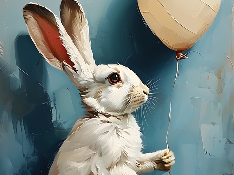 Rabbit Art Painting