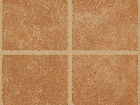 Orange American Vintage Frosted Tile